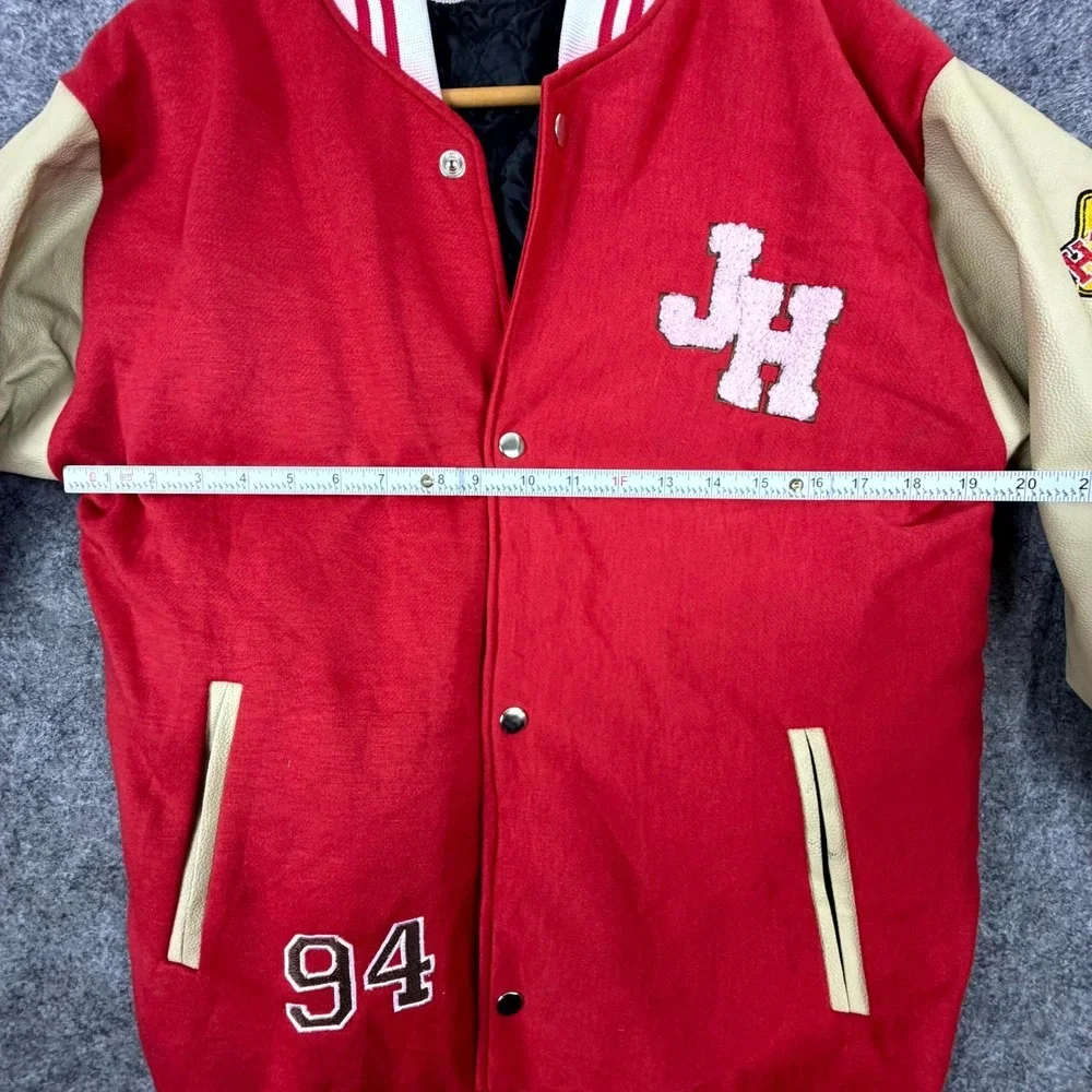 BTS Varsity Jacket Red Embroidered J-Hope Shout Out To My Hopeworld K-Pop